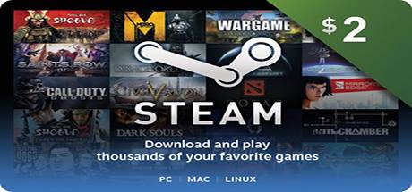 Steam Wallet Code 2$ (~3.000 VNĐ)